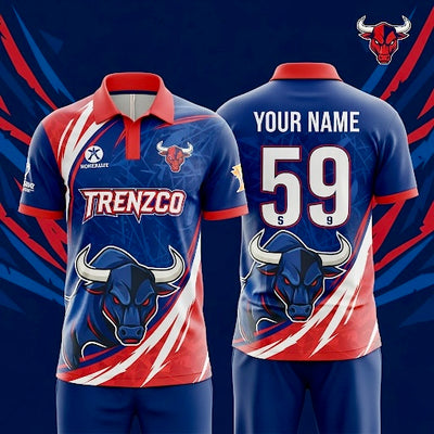Bulls eye Themed Cricket jersey