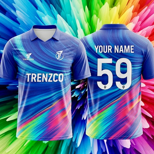 Rainbow Themed Cricket jersey