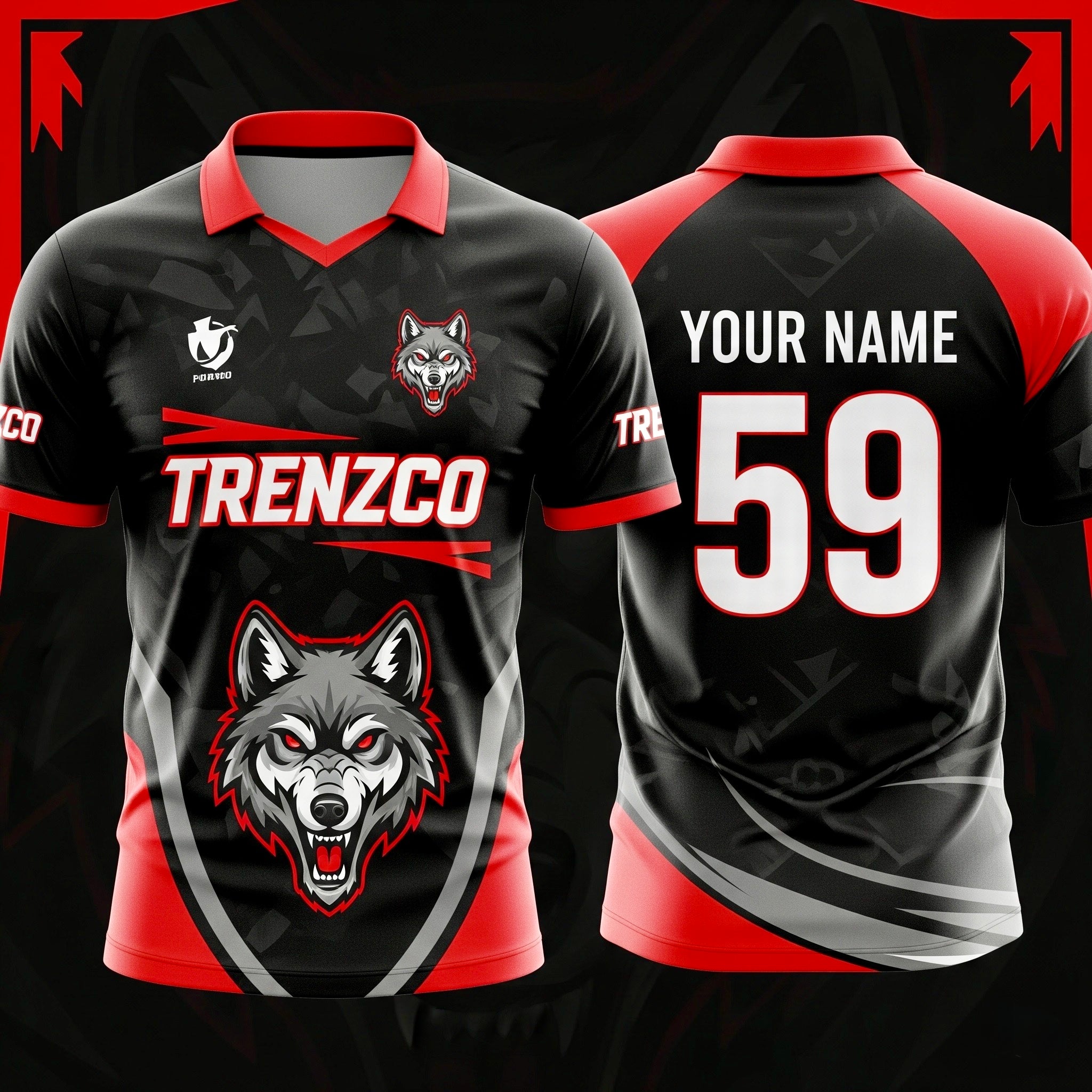 Fox Themed Cricket jersey